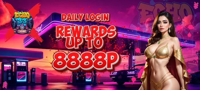 daily login rewards up to 8,888P