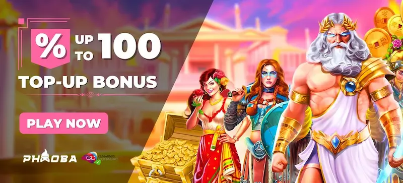 TOP UP BONUS -UP TO 100% -PHMOBA