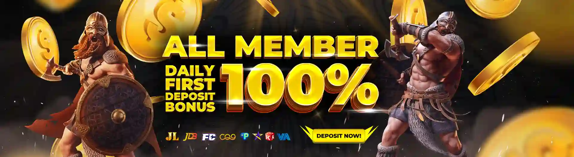 FS777 All members 100% first deposit bonus