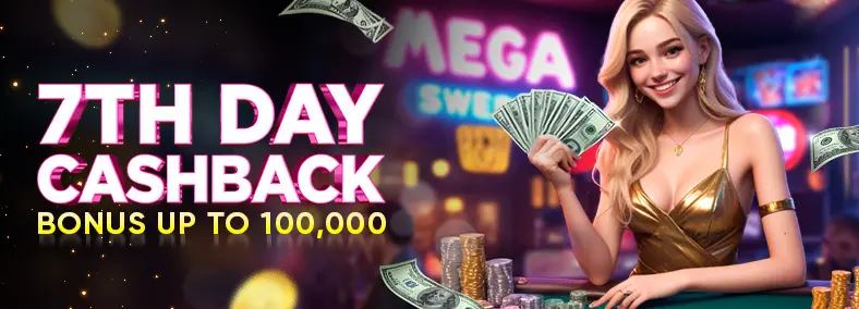 GalaxyPlay88 7th day cashback bonus up to 100,000