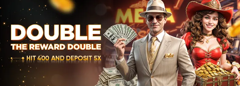 JLADA double the reward - hit 400 and deposit 5x