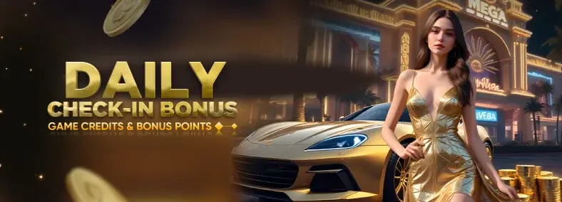 COSMOPLAY88 Check-in Bonus Game Credits & Bonus Points