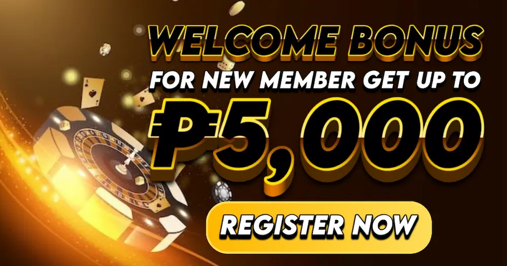 Welcome bonus for new member get up to P5000