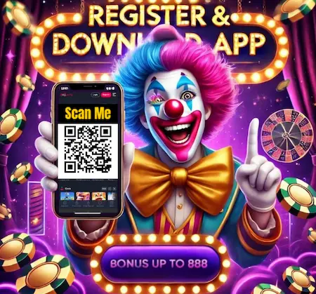 Register and Download App Bonus up to 888