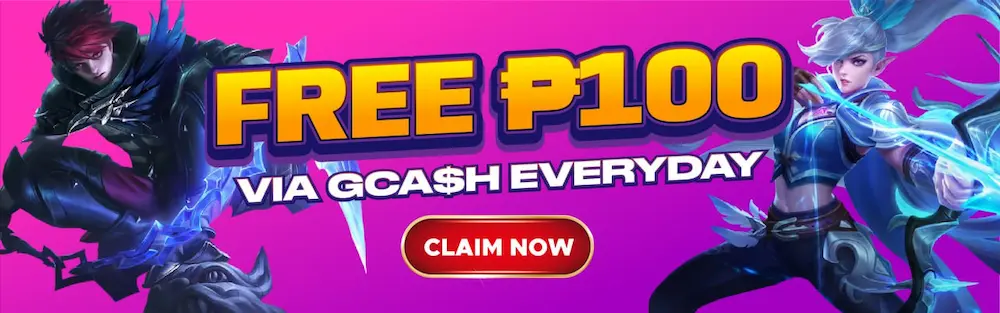 FREE ₱ VIA GCASH EEVERYDAY