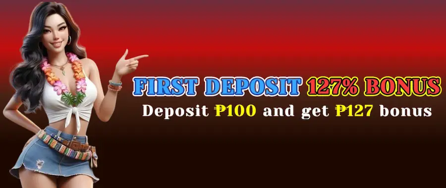 IWINJILI First Deposit 127% Bonus deposit ₱100 get ₱127 bonus 