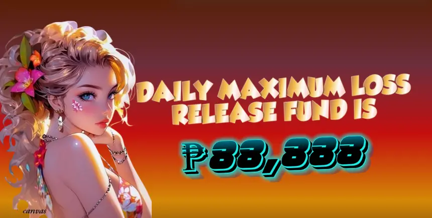 Rush217 daily maximum loss release fund is ₱88,888