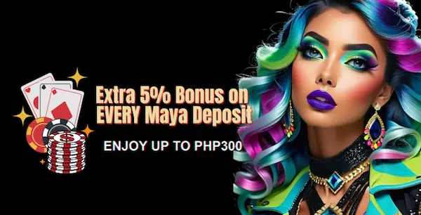 JL333 Register Extra 5% bonus on every MAYA deposit