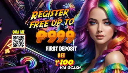 Register free up to ₱999 first deposit get ₱100 via Gcash