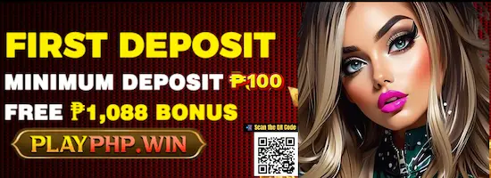 PLAYPHP first deposit minimum deposit ₱100 free ₱1,088